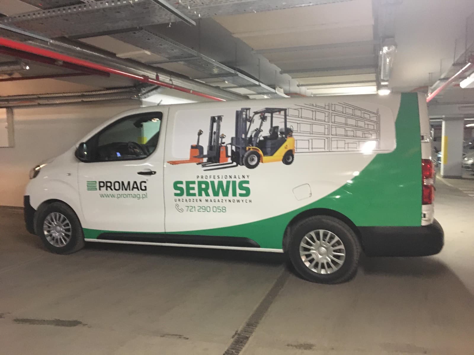 Oklejanie floty Promag Serwis