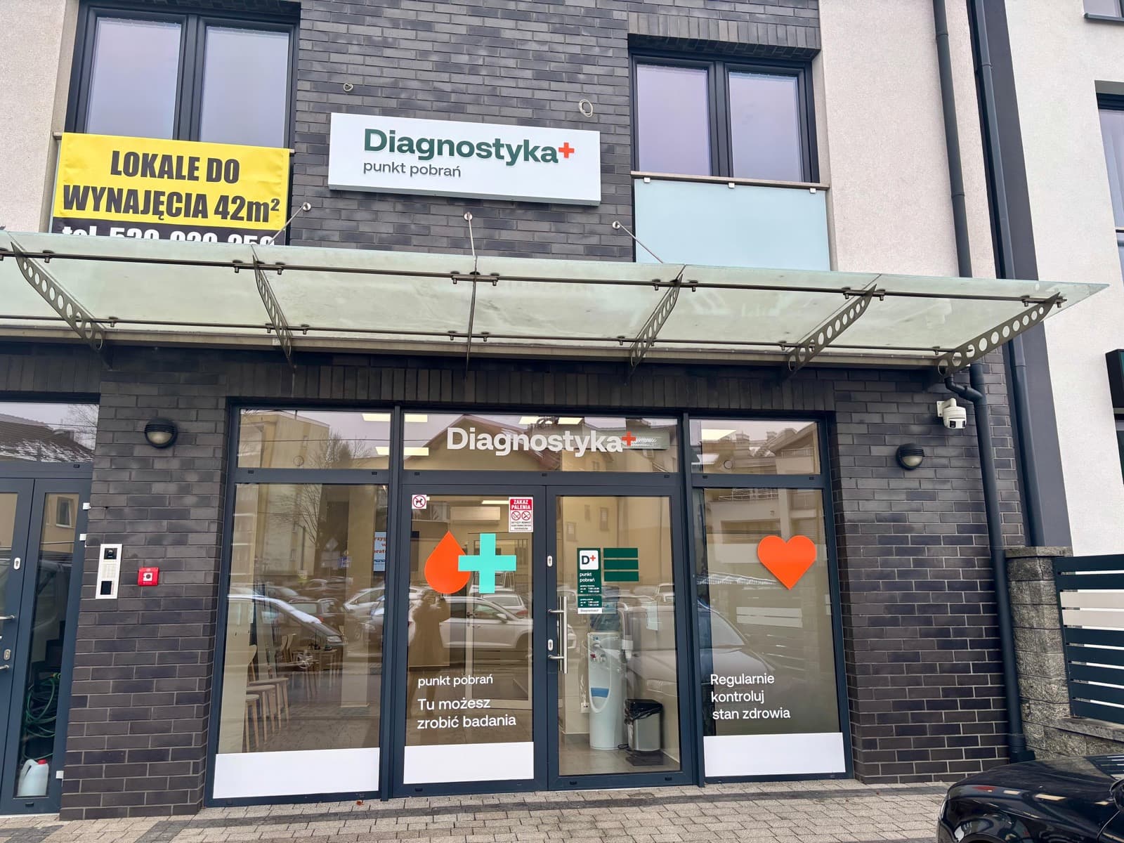 Witryny i szyldy Diagnostyka